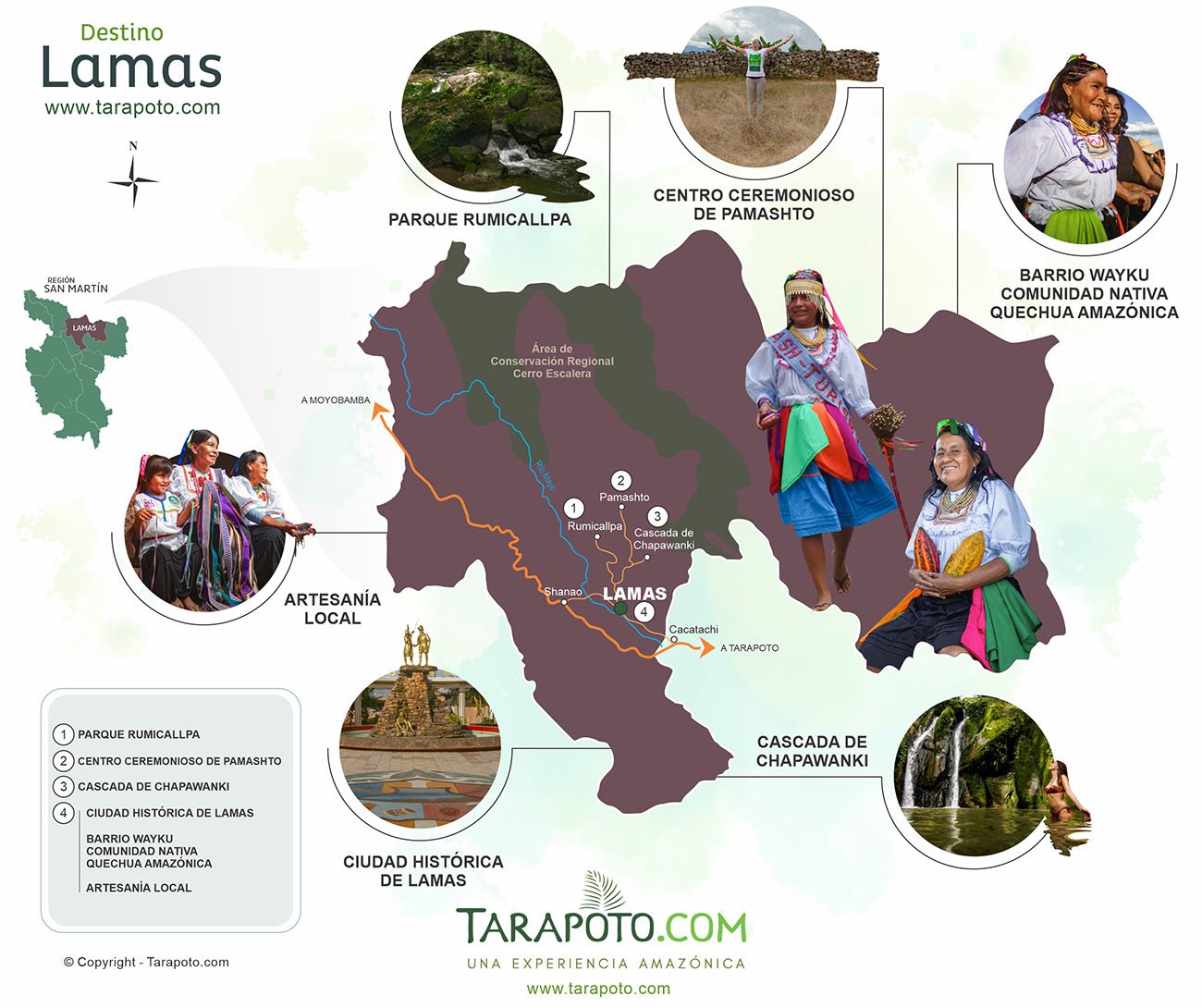 Lamas, Destino Amazónico Lamas Perú